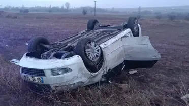 Elmadağ’da Kontrolden Çıkan Otomobil Takla Attı: 1 Ölü, 4 Yaralı